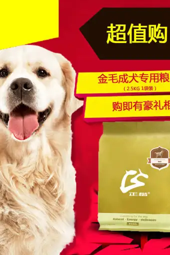 金毛犬买什么狗粮好(狗粮排名前十品牌价格)